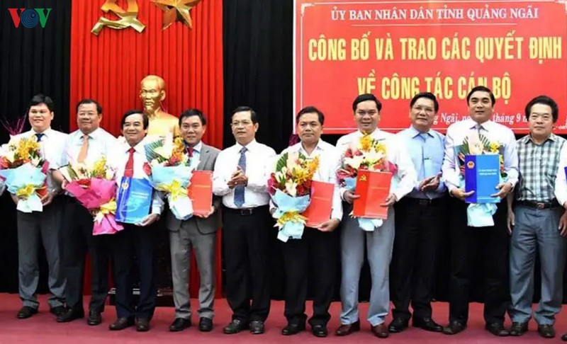 dieu dong va bo nhiem hang loat can bo chu chot o quang ngai hinh 1