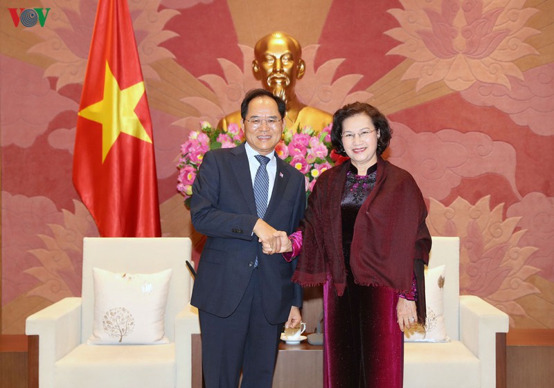 chu tich quoc hoi nguyen thi kim ngan tiep dai su han quoc, australia hinh 1