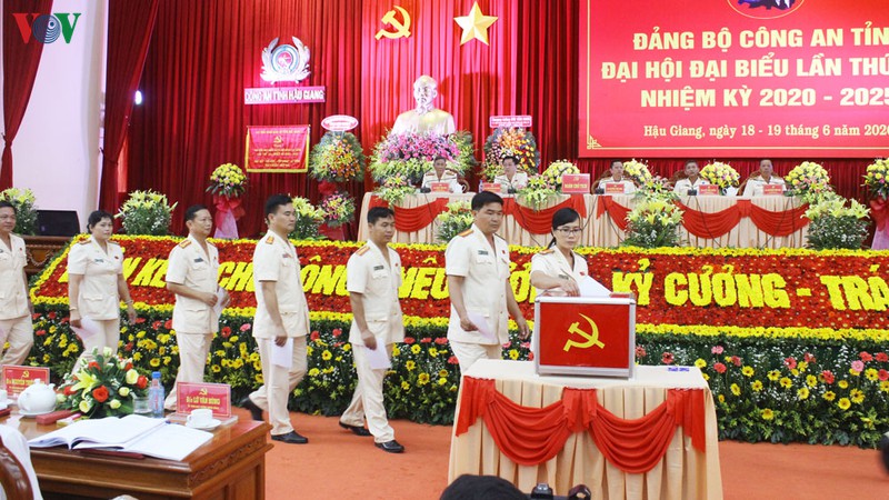be mac dai hoi dai bieu dang bo cong an tinh hau giang hinh 1