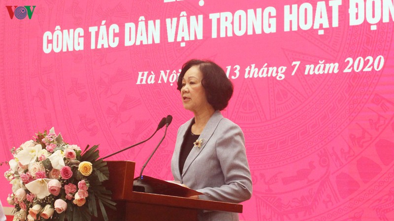 4 co quan cung thao luan ve cong tac dan van trong hoat dong hoa giai  hinh 1