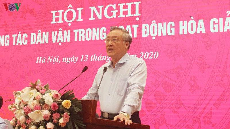 4 co quan cung thao luan ve cong tac dan van trong hoat dong hoa giai  hinh 2