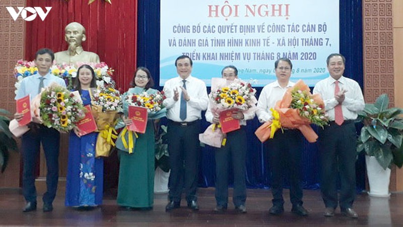 dieu dong, bo nhiem hang loat can bo chu chot o quang nam hinh 1