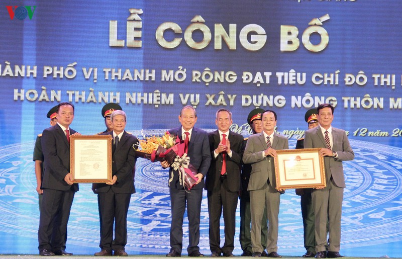 le cong bo thanh pho vi thanh mo rong dat tieu chi do thi loai ii hinh 1