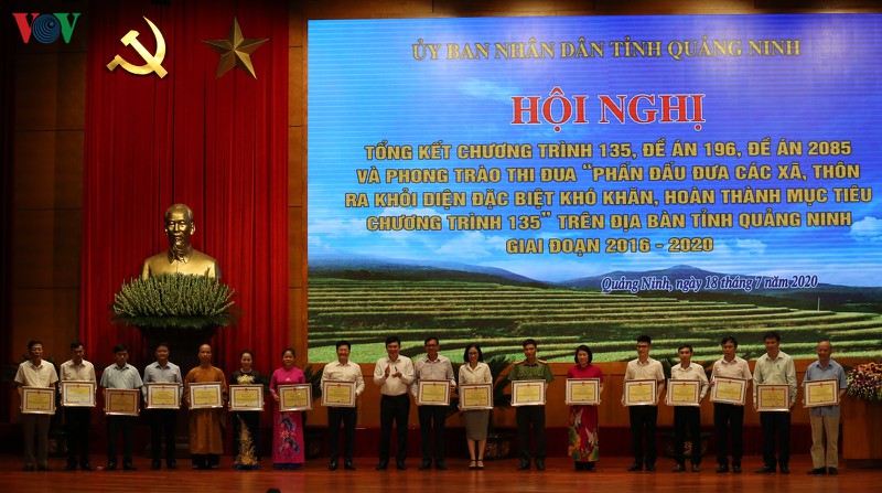 quang ninh ve dich chuong trinh 135 truoc 1 nam so voi du kien hinh 2