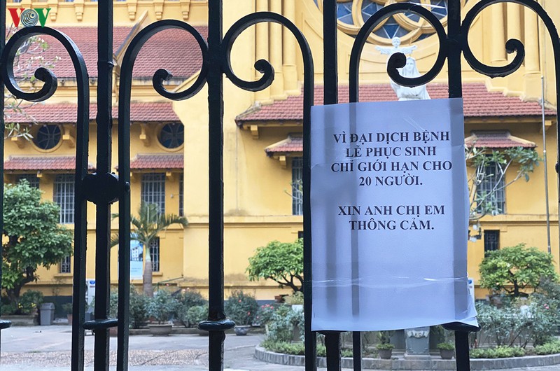 ảnh: nhà thờ ở hà nội vắng lặng dịp lễ phục sinh, tổ chức trực tuyến tránh covid-19 hình 5 anh: nha tho o ha noi vang lang dip le phuc sinh, to chuc truc tuyen tranh covid-19 hinh 5