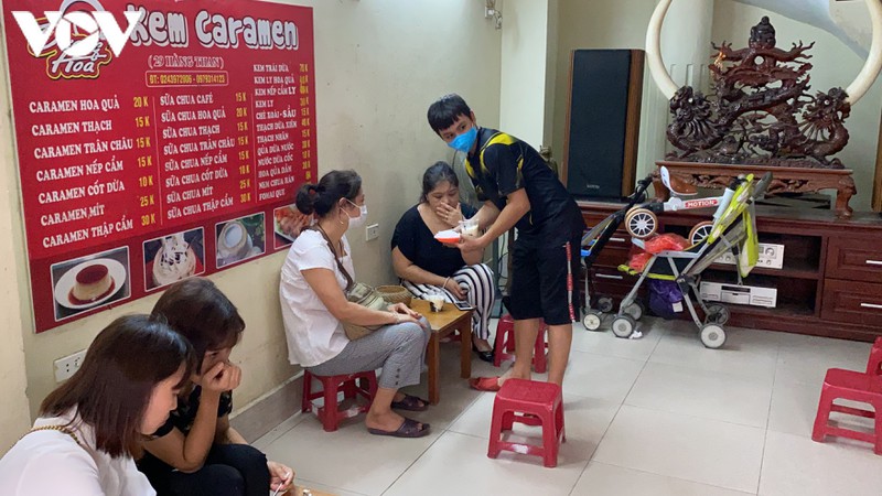 hang quan ha noi thiet lap "la chan" phong, chong dich covid-19 hinh 6