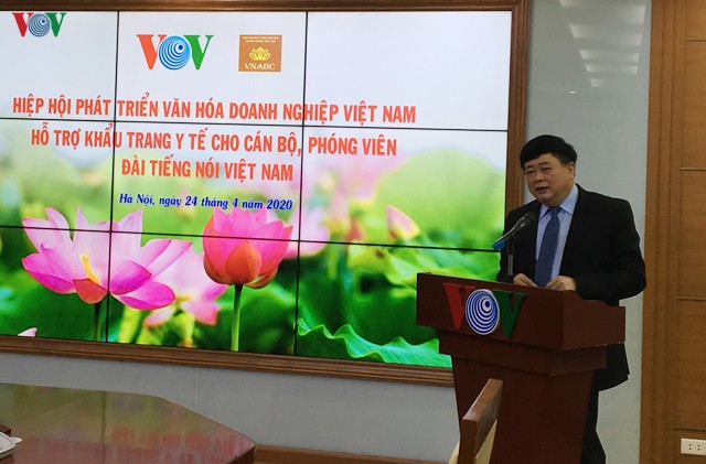 hiep hoi phat trien van hoa doanh nghiep viet nam ho tro khau trang y te cho vov hinh 2