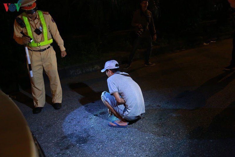 csgt phat hien lai xe say xin, lai duong tinh chat cam tren cao toc hinh 1