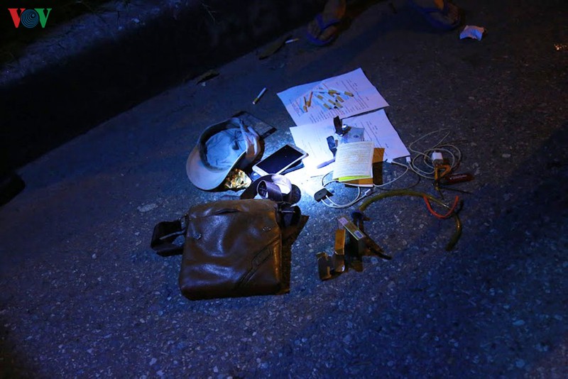 csgt phat hien lai xe say xin, lai duong tinh chat cam tren cao toc hinh 2