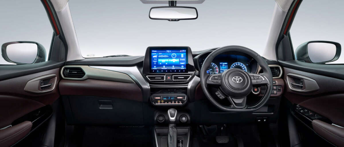 Nội thất của Toyota Urban Cruiser Taisor 2024