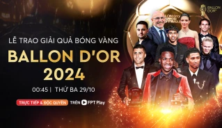Quý độc giả có thể xem trực tiếp Lễ trao giải Quả bóng Vàng thế giới 2024 trên FPT Play cũng như cập nhật trực tuyến qua Báo Điện tử VOV.
