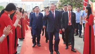 Tổng Bí thư Tô Lâm tới dự Đại hội Đại biểu Đảng bộ xã Nghĩa Trụ lần thứ I, nhiệm kỳ 2025-2030