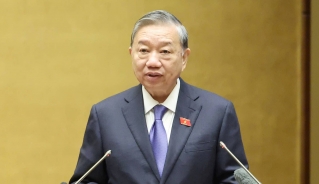 Tổng Bí thư Tô Lâm phát biểu chỉ đạo tại hội nghị.