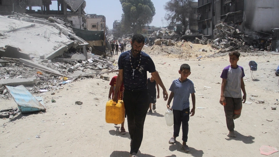 Gaza hoang tan do chien su Israel Hamas, dan Gaza thieu nuoc sach va luong thuc -reu.jpg