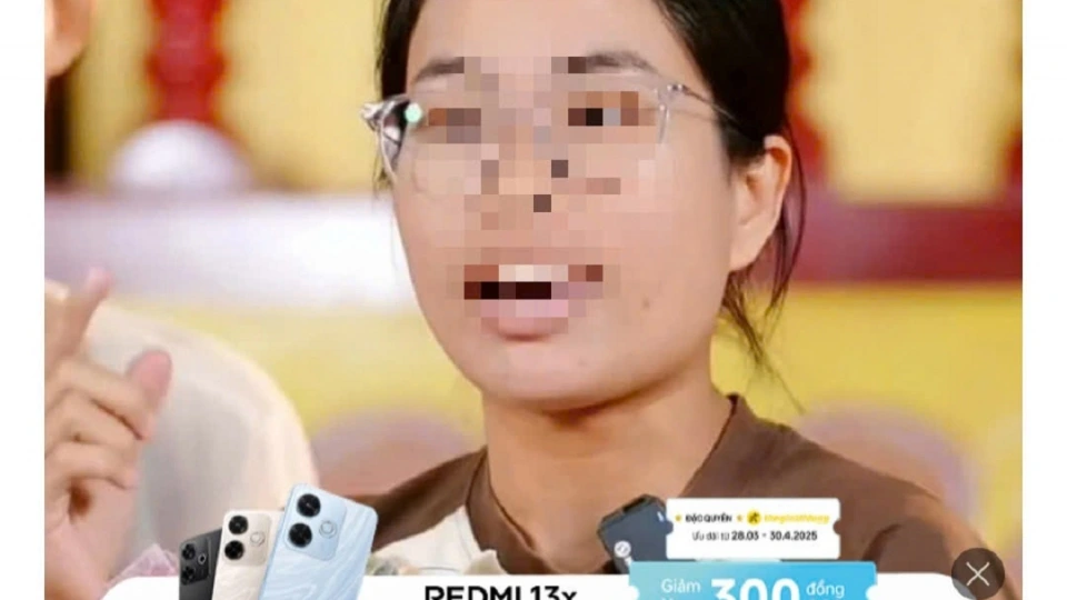 Bà L.T.T.H (mẹ bé Bắp) trong một phiên livestream. Ảnh - MXH.jpg