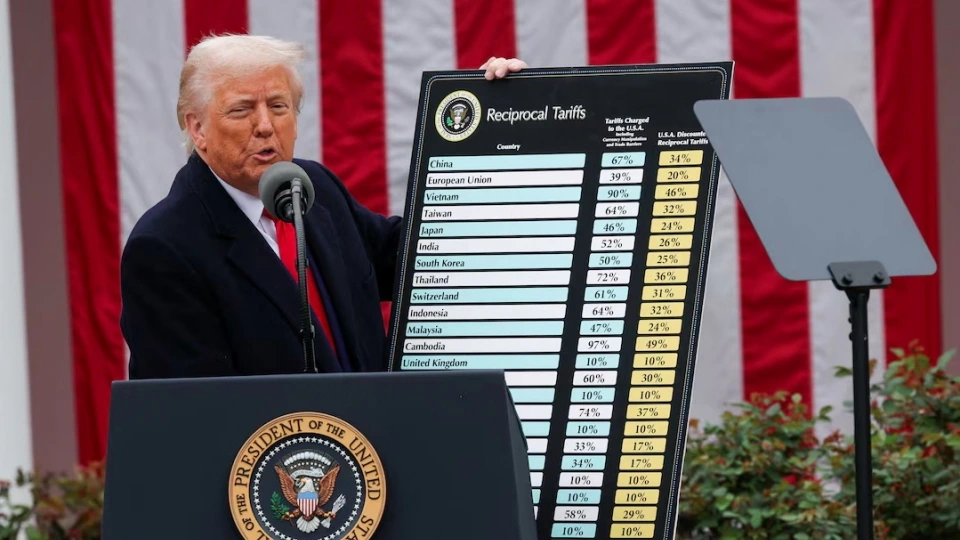 tong thong Trump gioi thieu thue doi ung cua My, thue quan My, My danh thue dap tra, thue Trump, My ap tra thue -reu.jpg