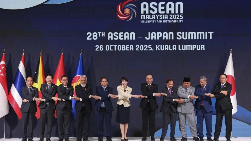 hoi nghi ASEAN 2025, thuong dinh ASEAN Nhat Ban, nu thu tuong Takaichi -jiji press.jpg