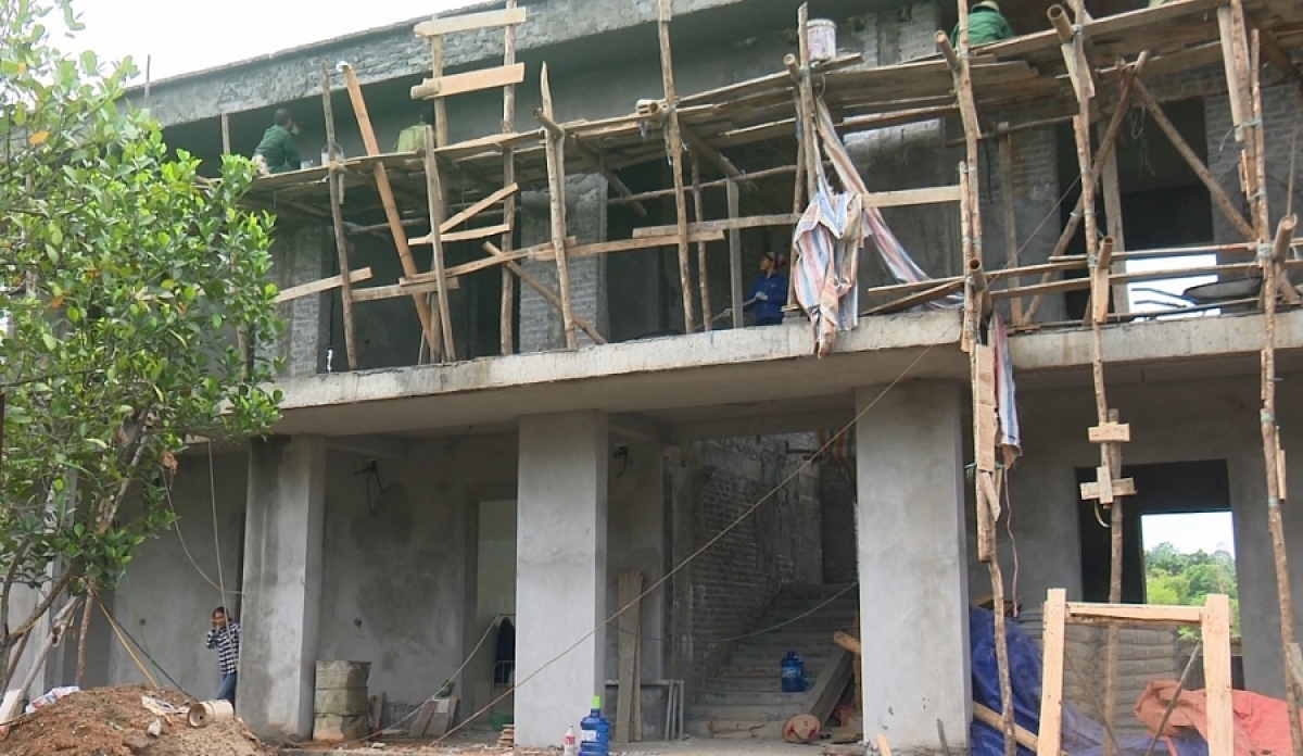 Trạm y tế xã Phú Đình, huyện Định Hóa được xây dựng mới, khang trang. (Ảnh: Đài PTTT Thái Nguyên)