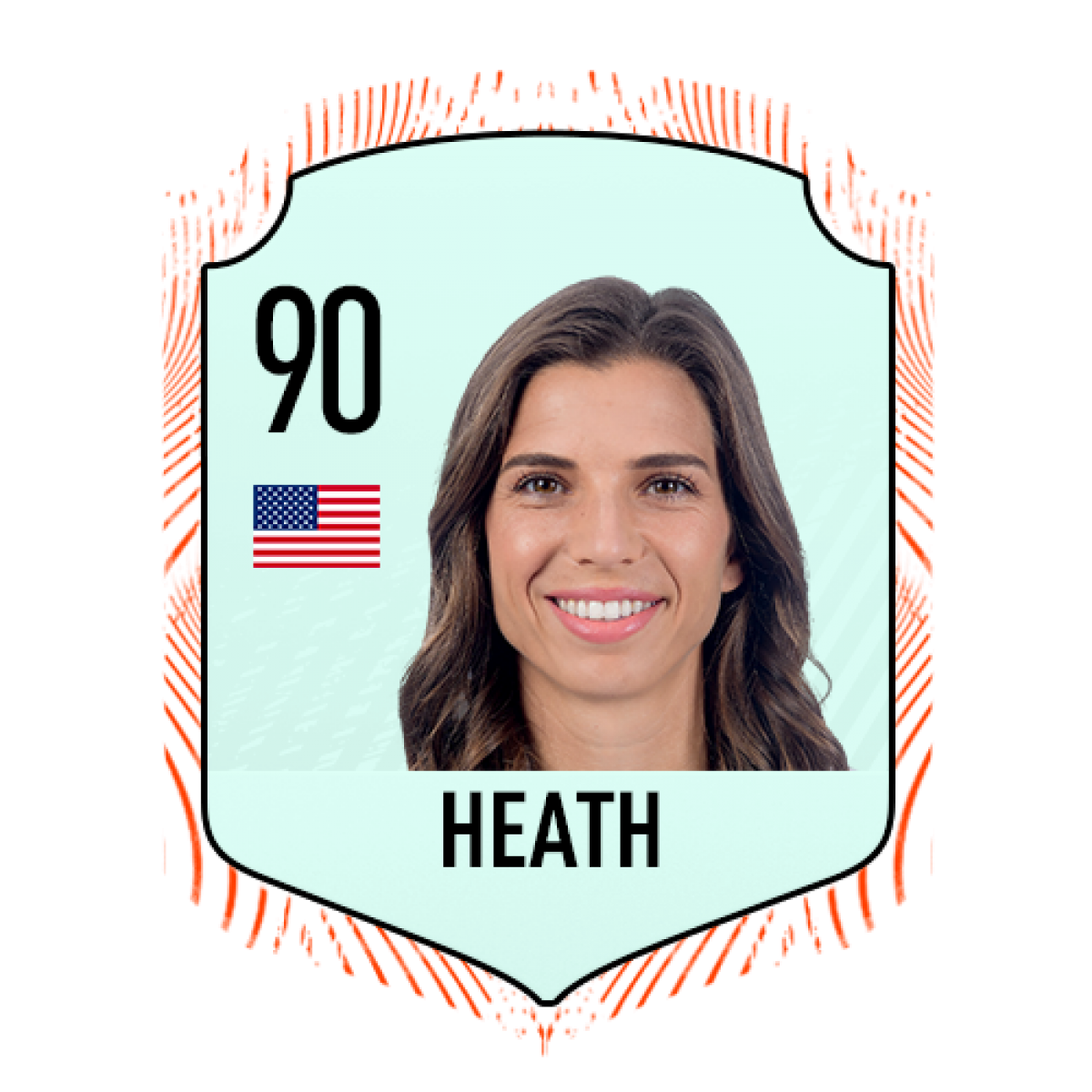 10. Tobin Heath (Mỹ) | Chỉ số tổng 90