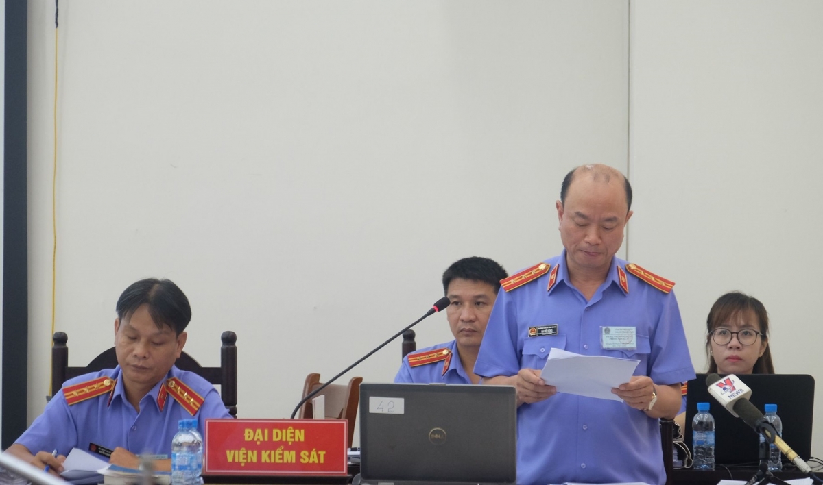 Viện kiểm sát đề nghị mức án với các bị cáo.