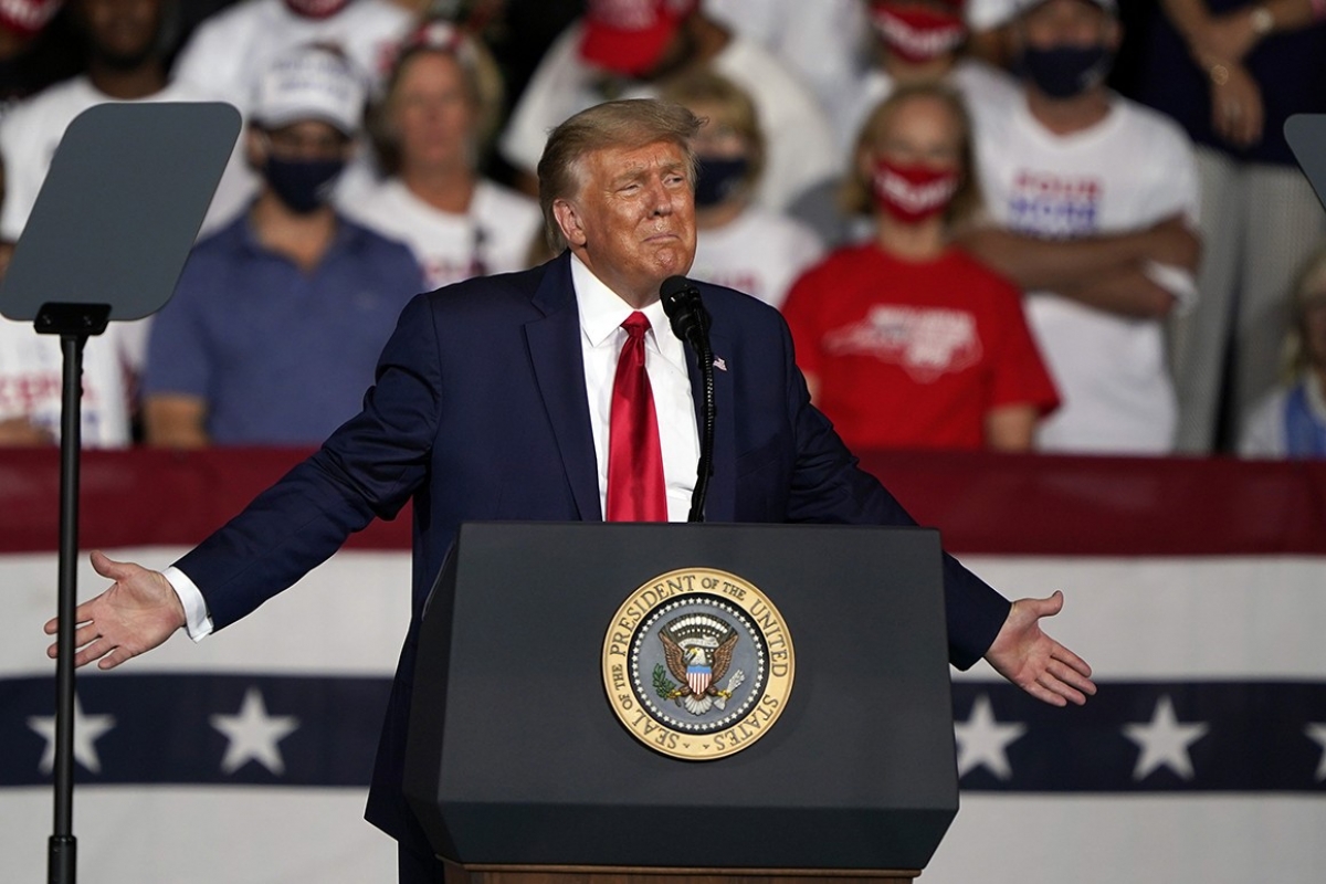 Tổng thống Mỹ Donald Trump. Ảnh: AP