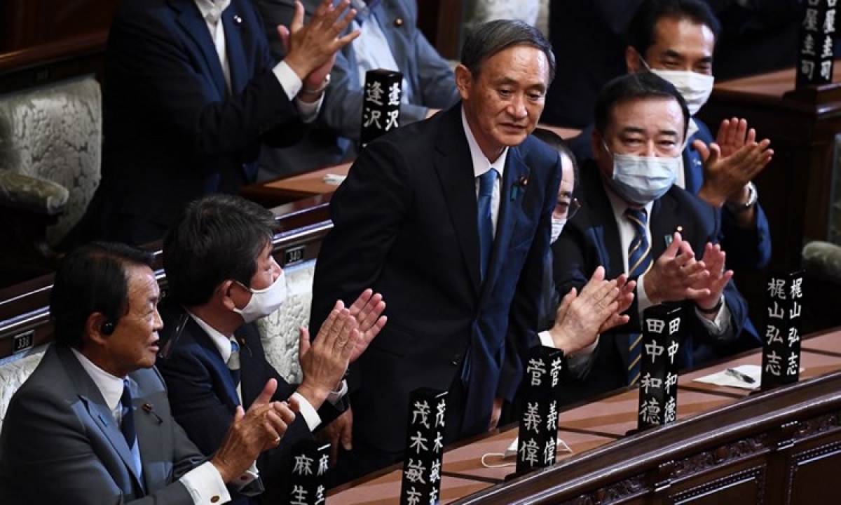 Tân Thủ tướng Nhật Bản ra mắt Quốc hội. (Ảnh: Business Insider Japan)