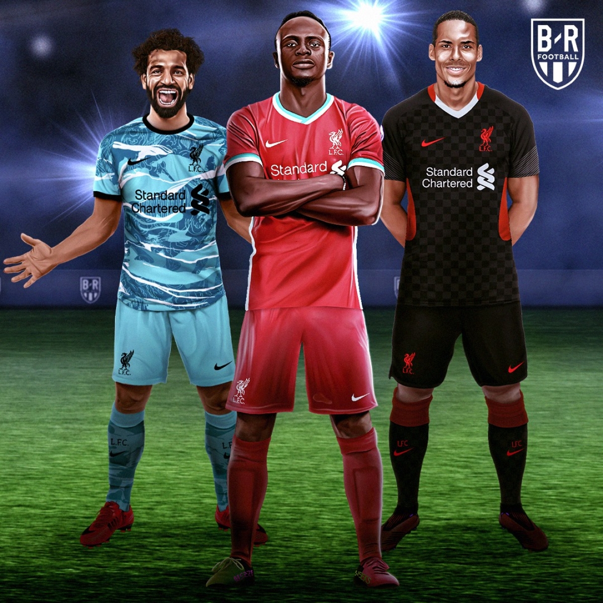 Ba mẫu trang phục của Liverpool