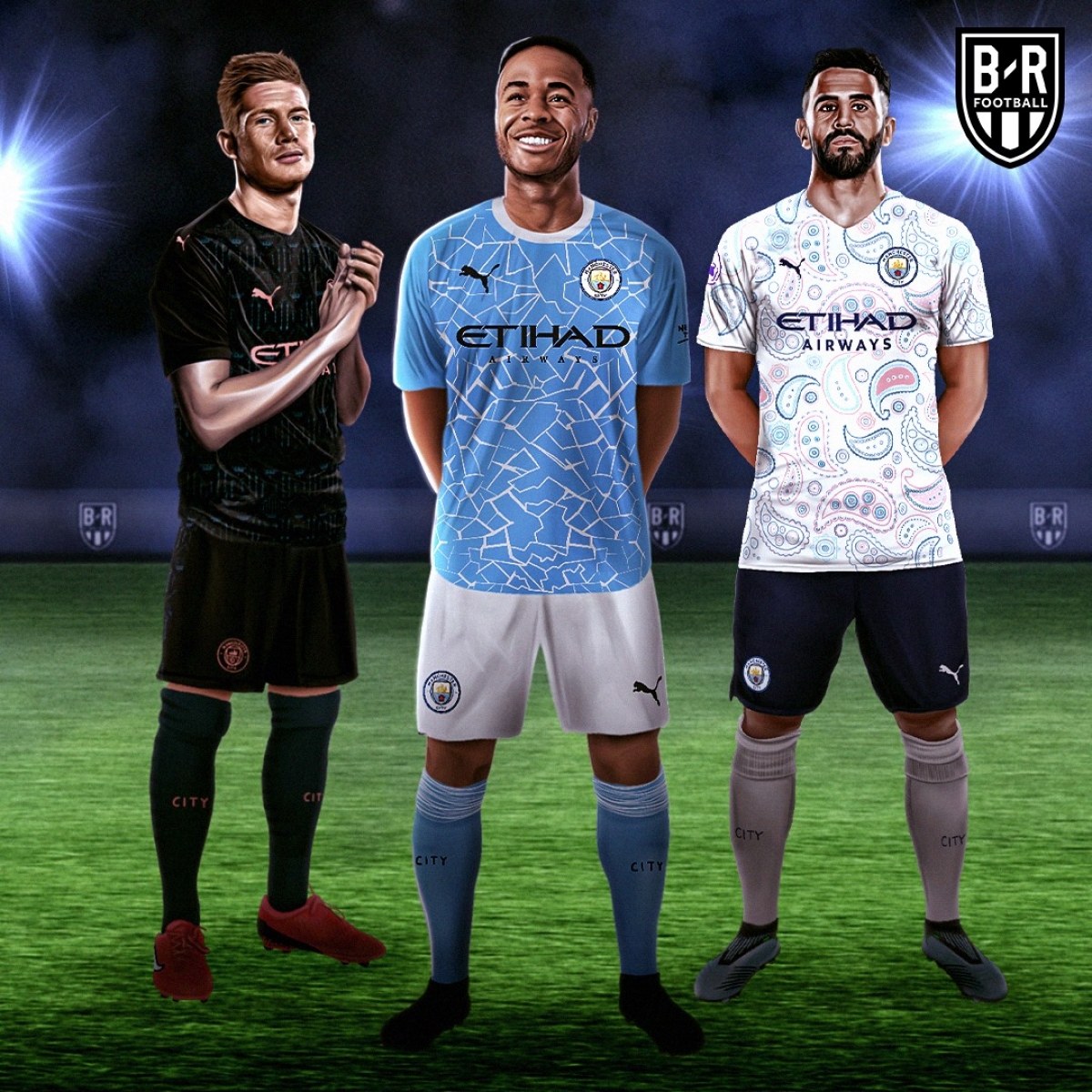 Ba mẫu trang phục của Man City