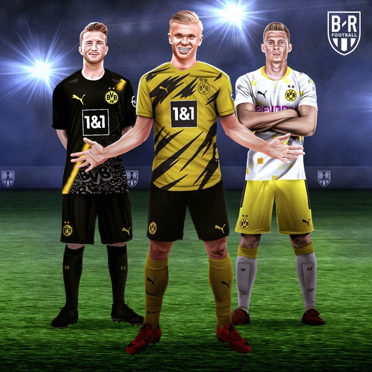Ba mẫu trang phục của Dortmund