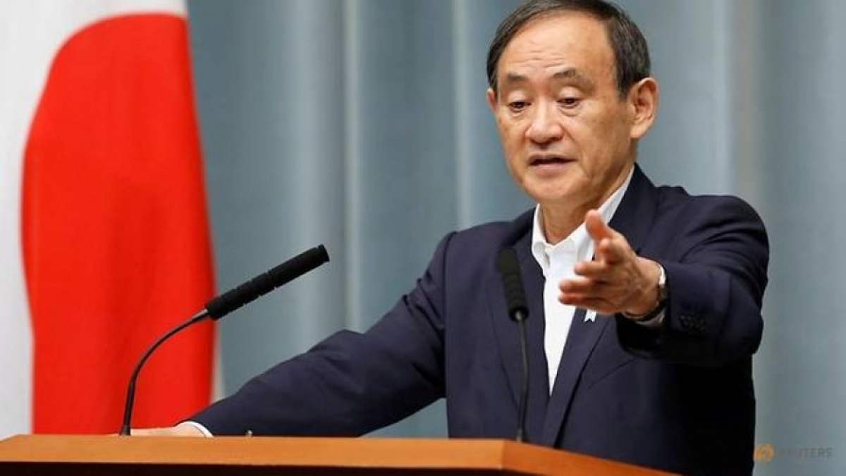 Chánh Văn phòng Nội các Nhật Bản Yoshihide Suga là "cánh tay phải" của Thủ tướng Abe trên mặt trận đối ngoại. (Nguồn: Reuters).