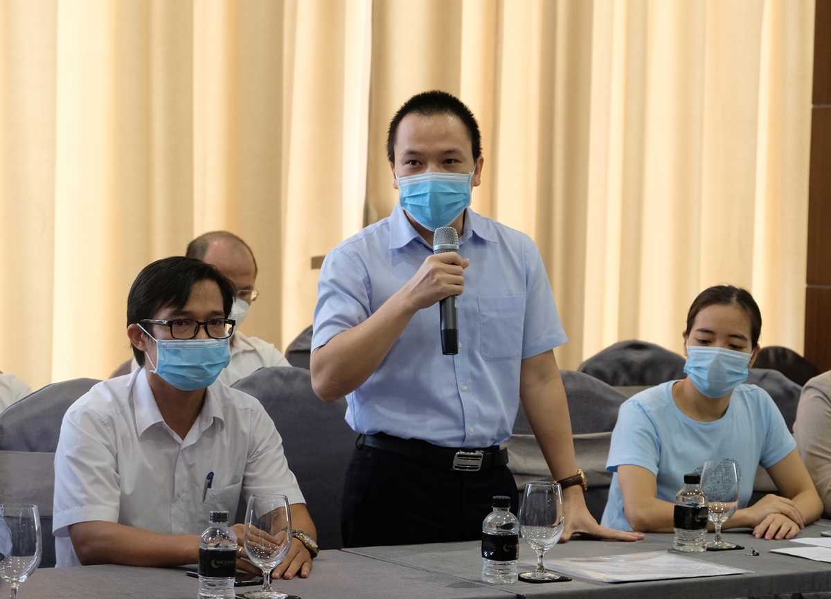Bác sĩ Nguyễn Tiến Dũng gửi lời cảm ơn đến chính quyền và nhân dân Đà Nẵng đã tạo điều kiện cho đoàn hoàn thành nhiệm vụ.