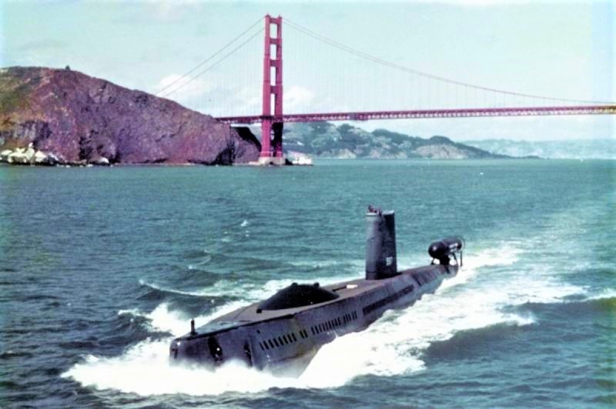 Tàu ngầm do thám chạy bằng năng lượng hạt nhân USS Halibut; Nguồn: topwar.ru