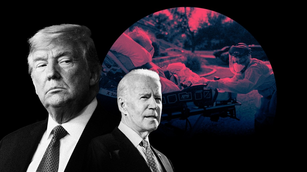 Tổng thống Trump đang mất lợi thế trước ông Biden ở nhóm cử tri từ 65 tuổi trở lên tại 6 bang chiến địa. Ảnh: NBC News 