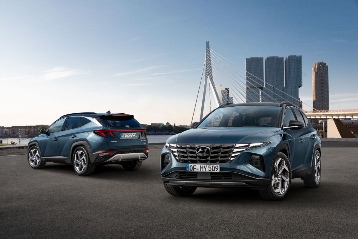 Hyundai Tucson 2021 sở hữu thiết kế ấn tượng.