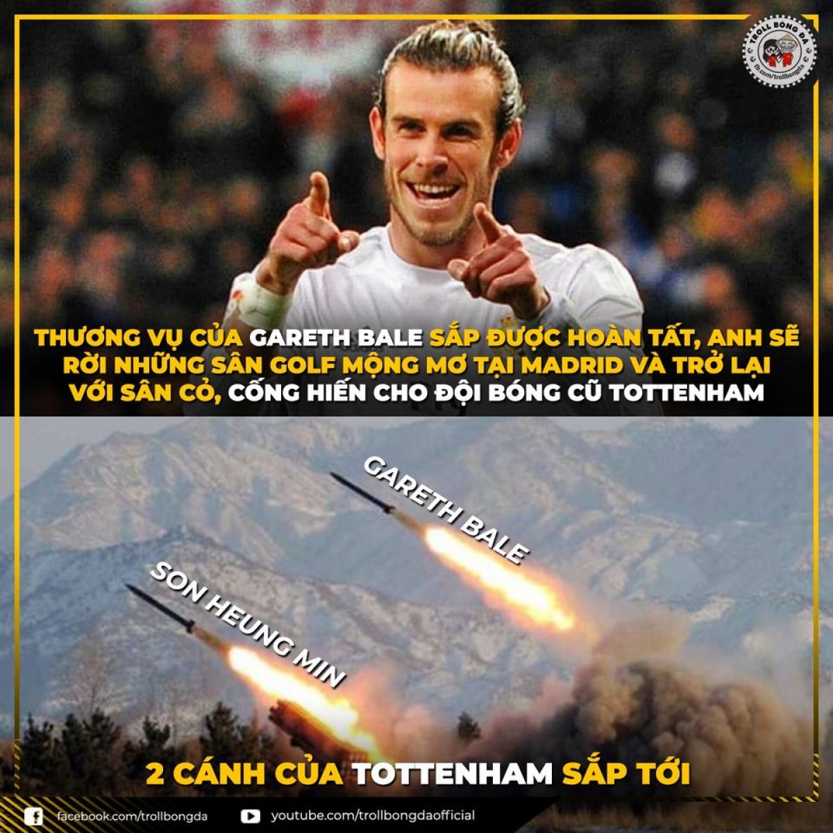 Tottenham lại chuẩn bị sở hữu thêm một "máy chạy" (Ảnh: Troll bóng đá).