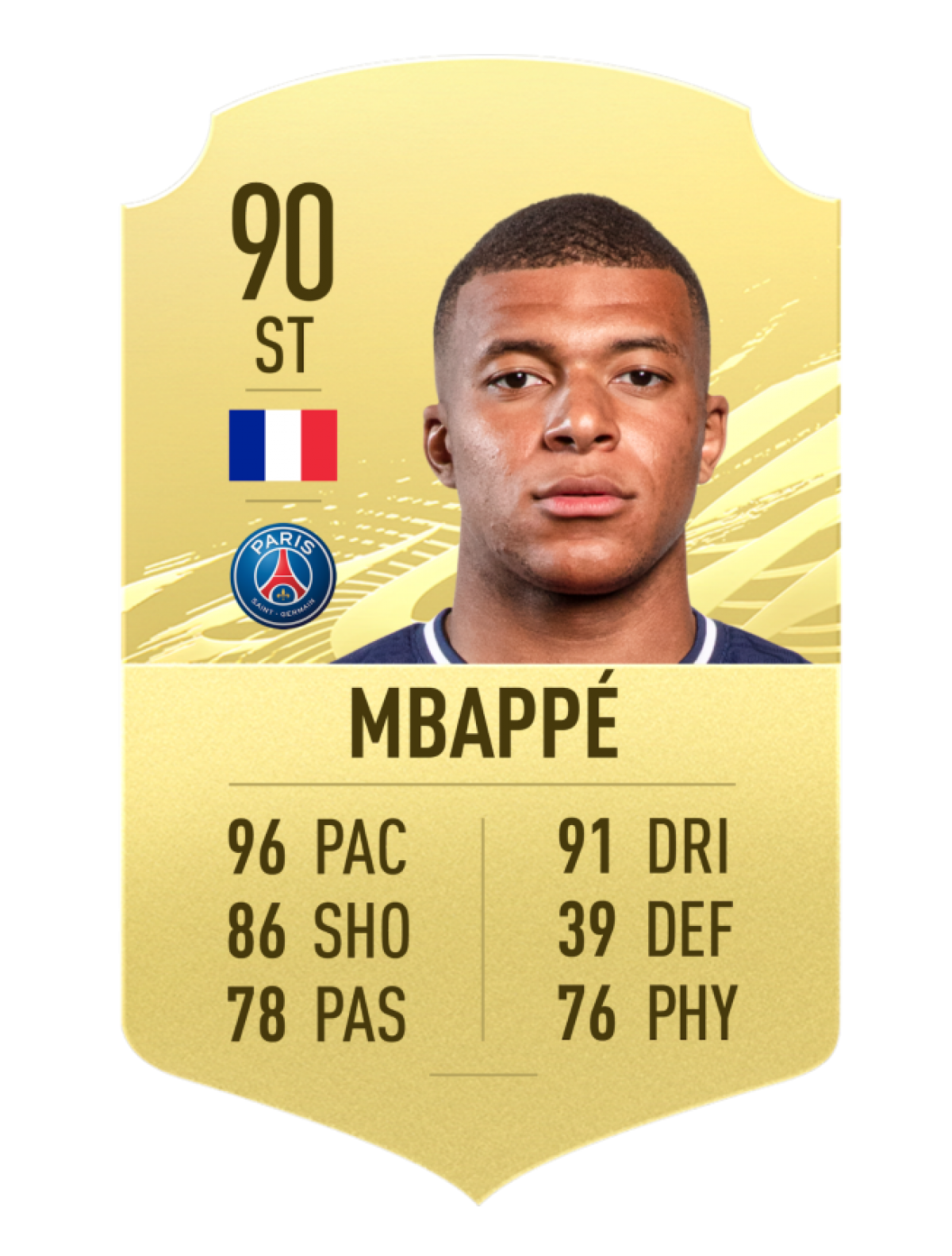 2. Kylian Mbappé (Paris Saint-Germain) | Chỉ số chạy nhanh 96