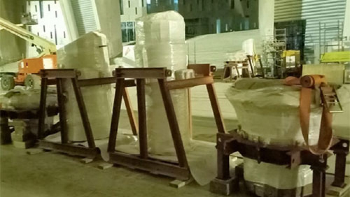 Nhiều cổ vật được chuyển đến Đại Bảo tàng của Ai Cập để phục vụ trưng bày. (Ảnh: Al Ahram)