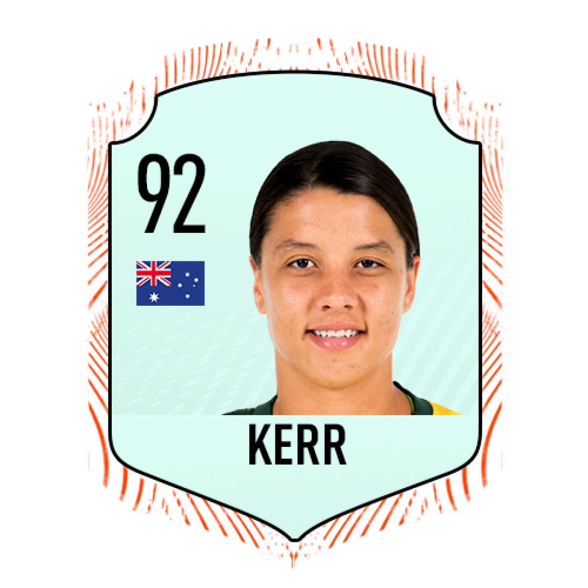 2. Samantha May Kerr (Australia) | Chỉ số tổng 92