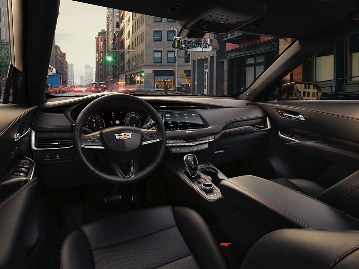 Không gian nội thất hiện đại trên Cadillac XT4 2021.