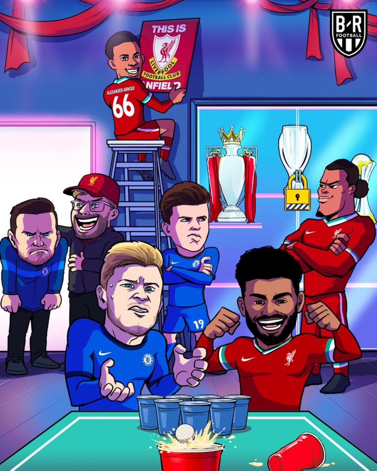Liverpool đánh bại Chelsea ở vòng 2 Premier League 2020/2021 với tỉ số 2-0.