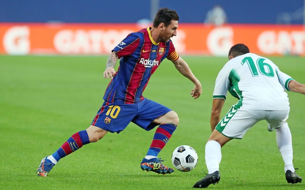 Tâm điểm của Barca ở trận này đương nhiên vẫn là màn trình diễn của siêu sao Messi.