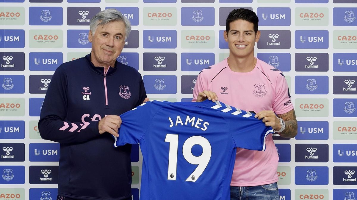 Tiền vệ: James Rodriguez (từ Real Madrid tới Everton theo dạng chuyển nhượng tự do)