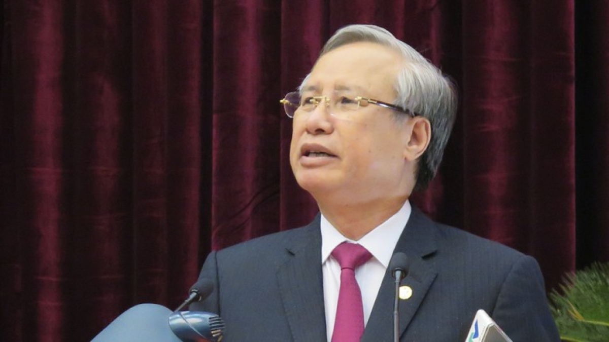 Thường trực Ban Bí thư Trần Quốc Vượng - Ảnh: Thanh Niên