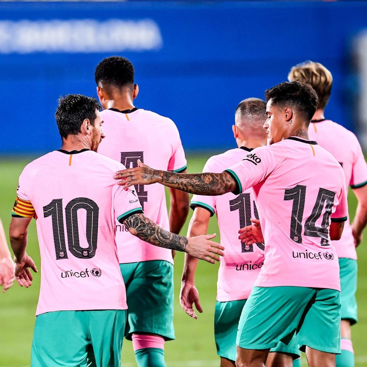 Trận đấu khép lại với chiến thắng 3-1 cho Barca.