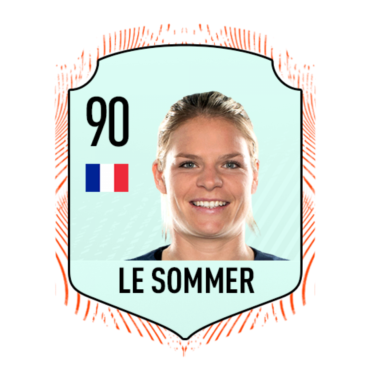 8. Eugénie Le Sommer (Pháp) | Chỉ số tổng 90