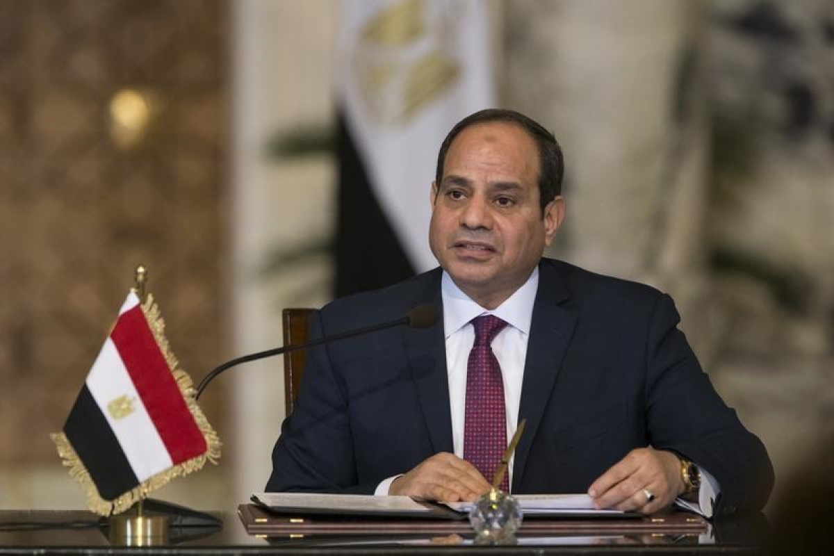 Tổng thống Ai Cập Abdel Fattah Al-Sisi. Ảnh: Reuters
