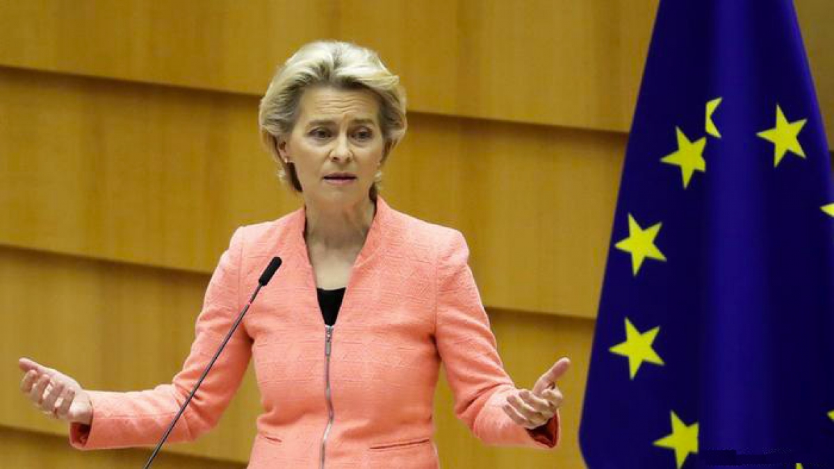 Chủ tịch Ủy ban châu Âu, bà Ursula von der Leyen. Ảnh: Reuters.