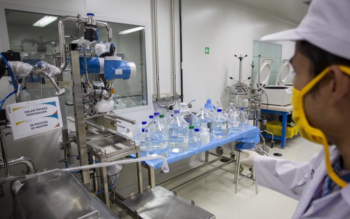 Indonesia đẩy nhanh phát triển vaccine ngừa Covid-19. Ảnh: Jakarta Post.