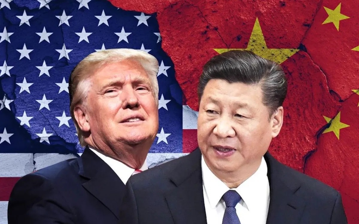 Tổng thống Mỹ Donald Trump và Chủ tịch Trung Quốc Tập Cận Bình. Ảnh ghép: AFP.