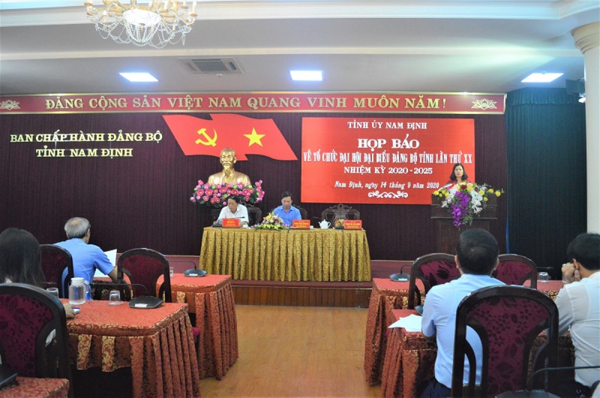 Đại hội đại biểu Đảng bộ tỉnh Nam Định lần thứ XX sẽ diễn ra từ ngày 23 đến ngày 26/9, tại Nhà văn hóa Trung tâm 3/2. Ảnh: Báo Đầu tư